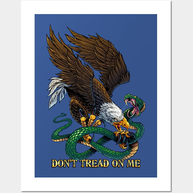 Don't Tread On Me Wall Art by FlylandDesigns